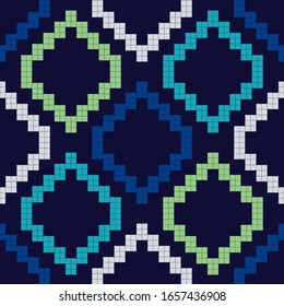 Elementos aztecos. Ornamento étnico boho. Patrón sin problemas. Motivo tribal. Ilustración vectorial para diseño web o impresión.