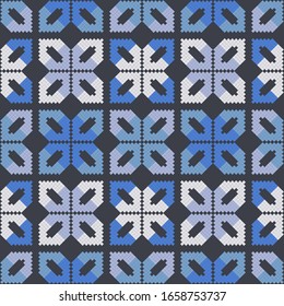 Aztec elements.  Ethnic boho ornament. Seamless pattern. Tribal motif. Vector illustration for web design or print.