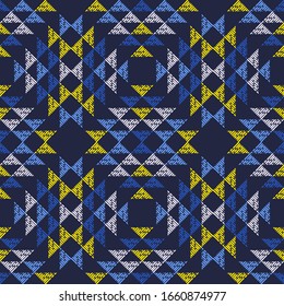 Aztec-Elemente. Ethnische Boho-Ornament.Nahtloses Muster. Stammesmotiv. Vektorillustration-Illustration für Webdesign oder Print.