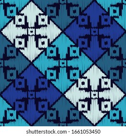 Aztec elements. Ethnic boho ornament. Seamless pattern. Tribal motif. Vector illustration for web design or print.