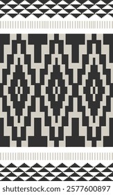 Aztec Essence tribal seamless pattern. Ethnic Navajo style, Contemporary and modern seamless pattern, color can be changed. Great for fabric, textile, carpet,