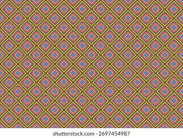 Aztec ethnic background design vector with a seamless pattern. Traditional motifs are illustrated. Element of a seamless pattern template