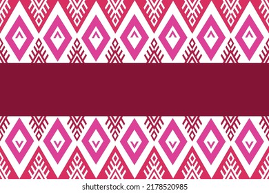 Aztec Ethnic pink fabric pattern texture design. blue pink fashion textile tile floor, carpet, pillow case. Tribal seamless mosaic.