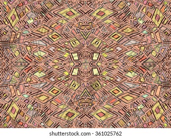 Aztec ethnic style background. Tribal ornament vector background can be used for web design, textures and textile, trendy printed products and other.