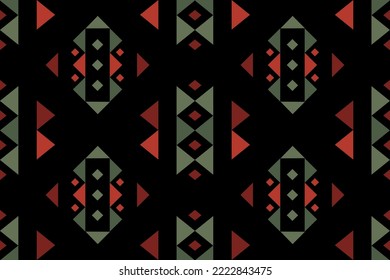Aztec geo pattern. Christmas theme Aztec Ethnic floral pattern. Christmas seamless fabric textile. Native design for fabric. Aztec fabric Christmas snowflake pattern geometric. African Moroccan asia. 