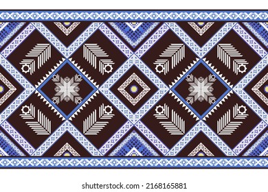 Aztec geometric art, Ethnic vector abstract brown background. Seamless pattern,folk embroidery, African style, ornament print, Design for carpet, wallpaper, clothing, wrapping, fabric, textile,ceramic
