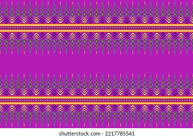 Aztec geometric art, Ethnic vector abstract background.  Motif ethnic handmade border beautiful art. Ethnic leaf floral background art. folk embroidery, Mexican, Peruvian, Indian, Asia,for fabric 