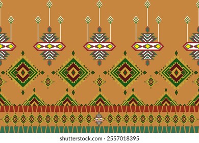 Aztec geometric art ornament print, Design for carpet , cover, wallpaper, wrapping, fabric, clothing,  Abstract Ethnicart, Seamless pattern in tribal, folk embroidery, and Mexican style