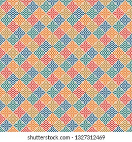 Aztec Geometric pattern illustration