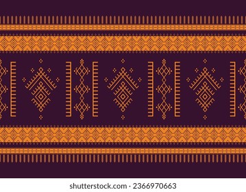 Aztec geometric print. Seamless pattern in tribal. American patterns. Abstract background with ethnic Aztec ornament. Geometric ethnic pattern. Design for wallpaper, Fabric, rug, clothing,scarf,cover.