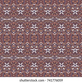 aztec geometric stripes design seamless pattern