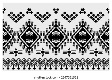 Aztec geometric vector background pattern tribal seamless pattern can be used in textile design, web design, for clothing, decoration, wrapping, accessories and paper.