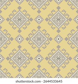  Aztec geometric  Vector southwestern geometric shape seamless pattern. Ethnic use for fabric, textile, home decoration elements, upholstery