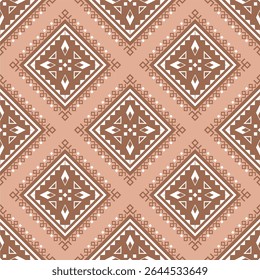  Aztec geometric  Vector southwestern geometric shape seamless pattern. Ethnic use for fabric, textile, home decoration elements, upholstery
