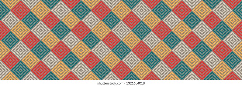  Aztec like style pattern illustration