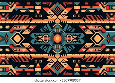 Aztec luxury Egyptian pattern old antique tribal ethnic graphic line. Ornate elegant luxury vintage retro modern style. For texture textile background backdrop tile wallpaper. Abstract art Egypt.