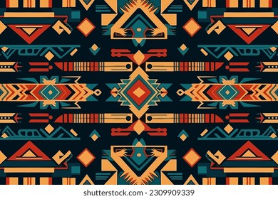 Aztec luxury Egyptian pattern old antique tribal ethnic graphic line. Ornate elegant luxury vintage retro modern style. For texture textile background backdrop tile wallpaper. Abstract art Egypt.