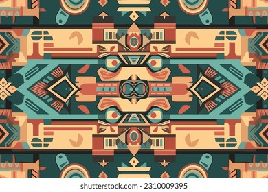 Aztec luxury Egyptian pattern old antique tribal ethnic graphic line. Ornate elegant luxury vintage retro modern style. For texture textile background backdrop tile wallpaper. Abstract art Egypt.