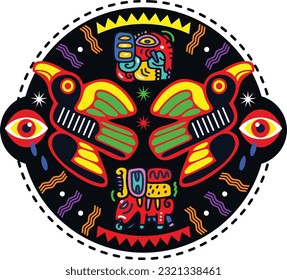 Aztec Mayan Mexican American Vector Design