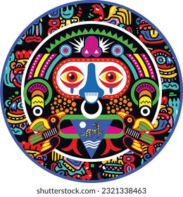 Aztec Mayan Mexican American Vector Design