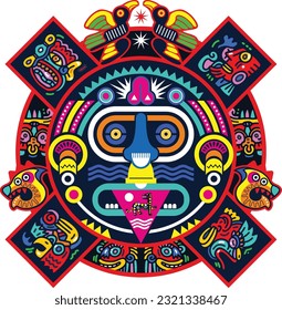 Aztec Mayan Mexican American Vector Design