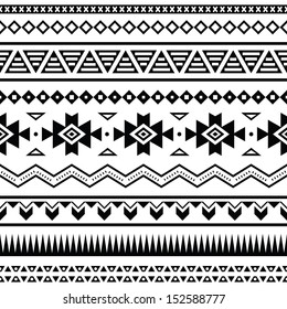 Aztec mexican seamless pattern 