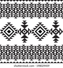 Aztec Mexican seamless pattern