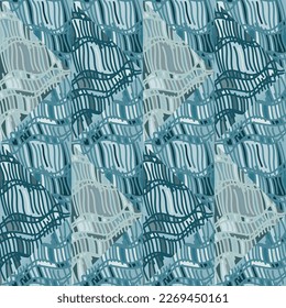 Aztec mosaic tile. Abstract tribal seamless background pattern. Design for fabric, textile print, wrapping paper, cover. Vector illustration