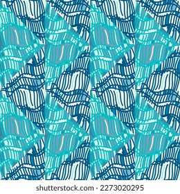 Aztec mosaic tile. Abstract tribal seamless background pattern. Design for fabric, textile print, wrapping paper, cover. Vector illustration
