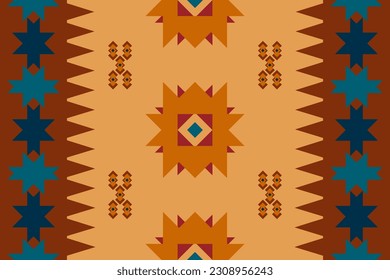 Aztec Navajo geometric ethnic seamless pattern. Native American, Indian, African, Mexican, Peruvian, Moroccan style. Design for clothing, fabric, carpet, textile, tile, texture, wallpaper, home decor.