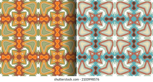 Aztec, Navajo geometric seamless pattern. Native American Southwest print. Ethnic design wallpaper, fabric, cover, textile, rug, blanket.