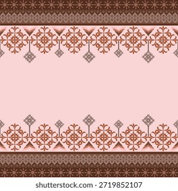 Aztec e Navajo padrões geométricos sem costura, design de bordado, fundo abstrato.design para textura, tecido, roupas, decoração
