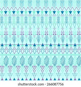 Aztec pastel blue pattern