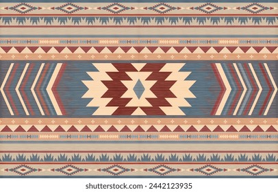 Aztec pattern colorful tribal Navajo seamless pattern. aztec abstract geometric art print. ethnic hipster backdrop. Wallpaper, cloth design, fabric, paper, wrapping, textile.pattern aztec navajo