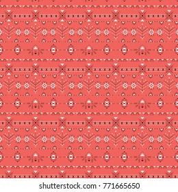 aztec pattern,Snowflakes  vector ,tribal ornament for Christmas packaging,  vectors ,textiles, wallpaper vector illustration.