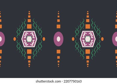 Aztec print fabric Seamless Pattern Design Geometric l design for the background. Folk embroidery, Indian, Scandinavian, Gypsy, Mexican, African rug, wallpaper.