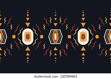 Aztec print fabric Seamless Pattern Design Aztec fabric carpet mandala ornament native Americans African textile chevron wallpaper.