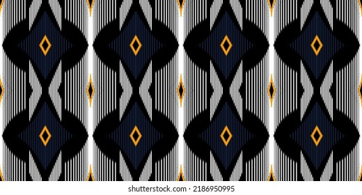 Aztec print. Mexican seamless pattern. tribal African geometric vector ikat pattern. Folk embroidery, Indian, Scandinavian, Gypsy, Mexican, African rug, wallpaper.