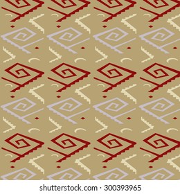 Aztec seamless pattern