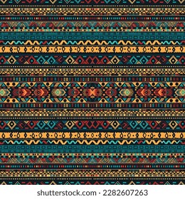 Aztec seamless pattern. Abstract traditional folk old ancient antique tribal ethnic graphic line. Ornate elegant luxury vintage retro modern minimal style for texture textile fabric wallpaper carpet.