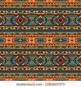 Patrón transparente azteca. Resumen de la antigua antigua línea tribal de la antigua tradición folk tradicional. Ornate elegante vintage retro moderno estilo minimalista para texturas de tela de la moqueta de papel de pared.