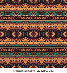 Aztec seamless pattern. Abstract traditional folk old ancient antique tribal ethnic graphic line. Ornate elegant luxury vintage retro modern minimal style for texture textile fabric wallpaper carpet.