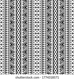 Aztec Seamless Pattern design vector 
