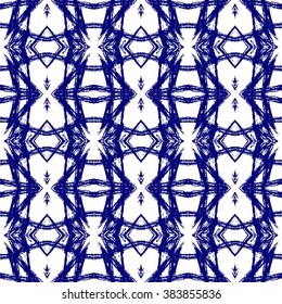 Aztec seamless pattern. Ethnic and tribal motifs. Vector illustration. Zigzag and stripe line. For invitation, web, textile, wallpaper, wrapping paper.