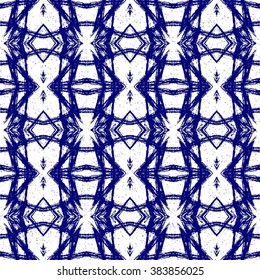 Aztec seamless pattern. Ethnic and tribal motifs. Vector illustration. Zigzag and stripe line. For invitation, web, textile, wallpaper, wrapping paper.