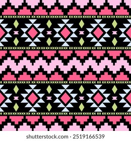 Aztec nahtlose Muster geometrische ethnische Muster Design Western Stripes nahtlose Native American Southwestern Tribal Pattern Native Indian nahtlose ethnische geometrische nahtlose Muster 