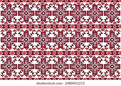 Aztec seamless pattern, Geometric style for fabric, textiles, banners, wallpapers, wrapping. Illustration design.
