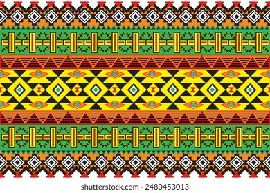 Aztec seamless pattern, Geometric style for fabric, textiles, banners, wallpapers, wrapping. Illustration design.
