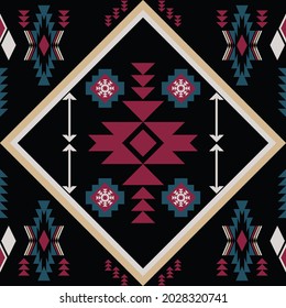 Aztec Seamless pattern. Ornament, Ethnic design. Colourful vector design.