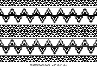 aztec seamless pattern.  rug textile print texture Tribal design, geometric symbols for logo, cards, fabric decorative works. traditional print vector illustration. on black and white background.